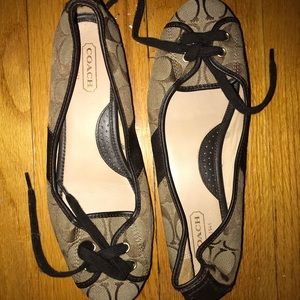 Coach flats